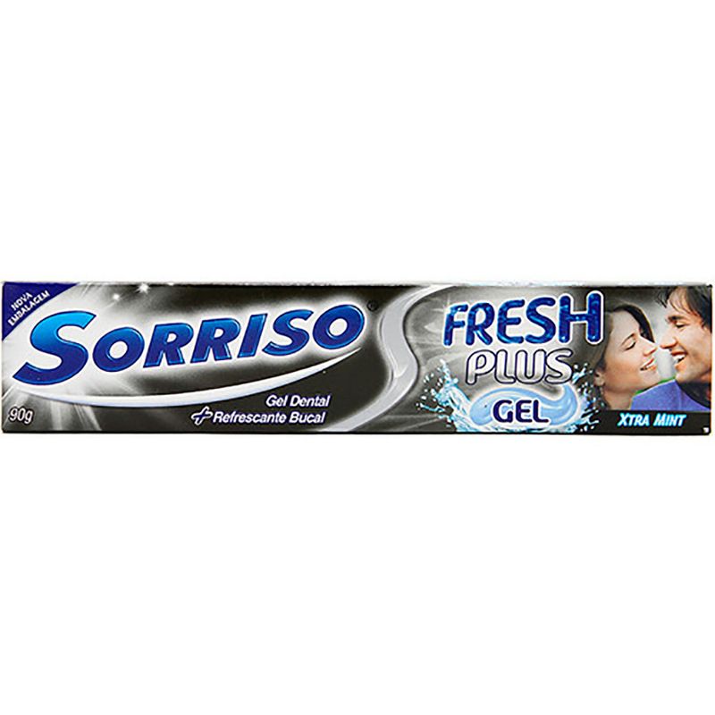 Gel Dental Xtra Mint Sorriso Fresh Caixa 90g